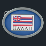 Hawaii Ovale Gürtelschnalle<br><div class="desc">Hawaii</div>