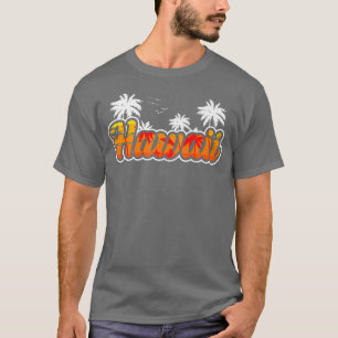 Hawaii Palm Tree Aloha Beach Island Reisende T-Shirt