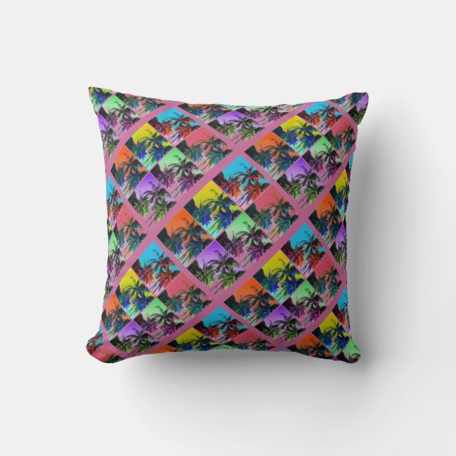 Hawaii Palm Trees Pillows Kissen (Vorderseite)