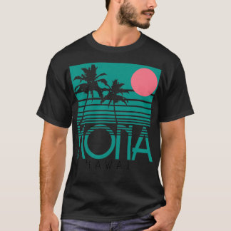Hawaii Palm Trees Surf Vintag Retro Hawaii Isla T-Shirt