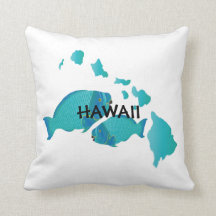 Hawaii-Papageien-Fisch-Kissen