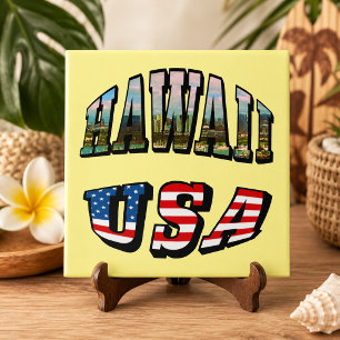 Hawaii Picture and USA Fliese