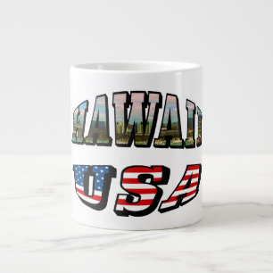 Hawaii Picture and USA Jumbo-Tasse
