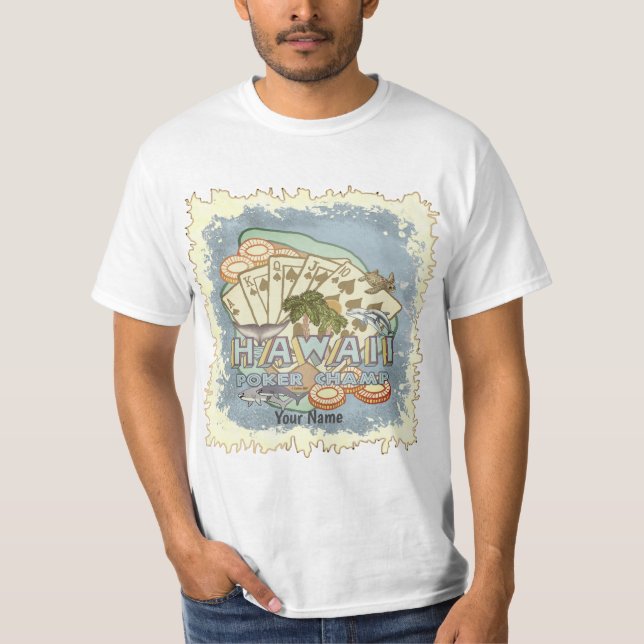Hawaii-Poker T-Shirt (Vorderseite)