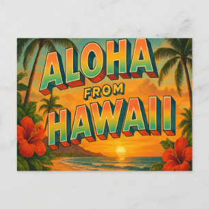 Hawaii Postcard Postkarte
