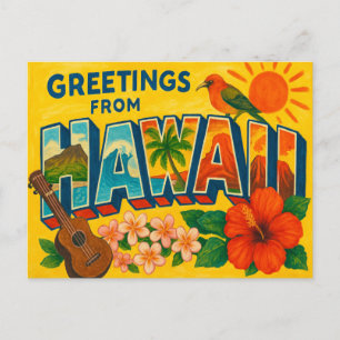 Hawaii Postcard Postkarte