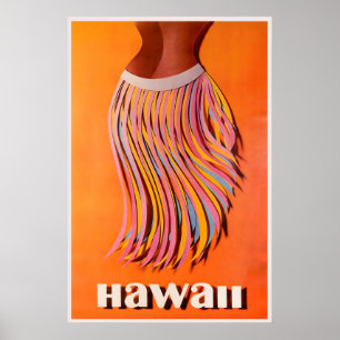 Hawaii Poster Hawaiianische Reise Kunst Welt Reise