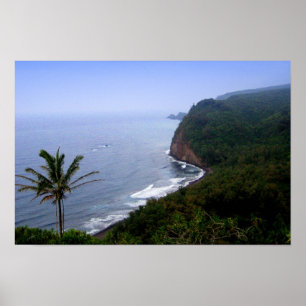 Hawaii Poster von Pulolu Aussichtspunkt