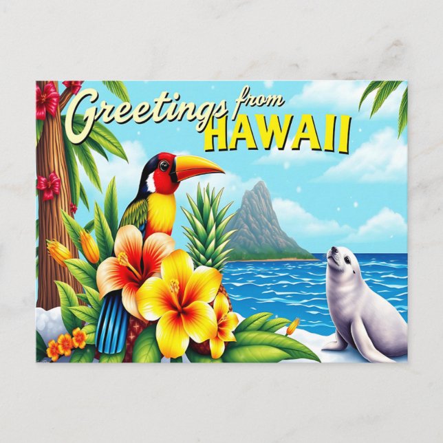 HAWAII Postkarte (Vorderseite)