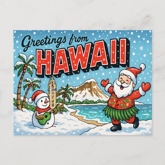 HAWAII Postkarte (Vorderseite)