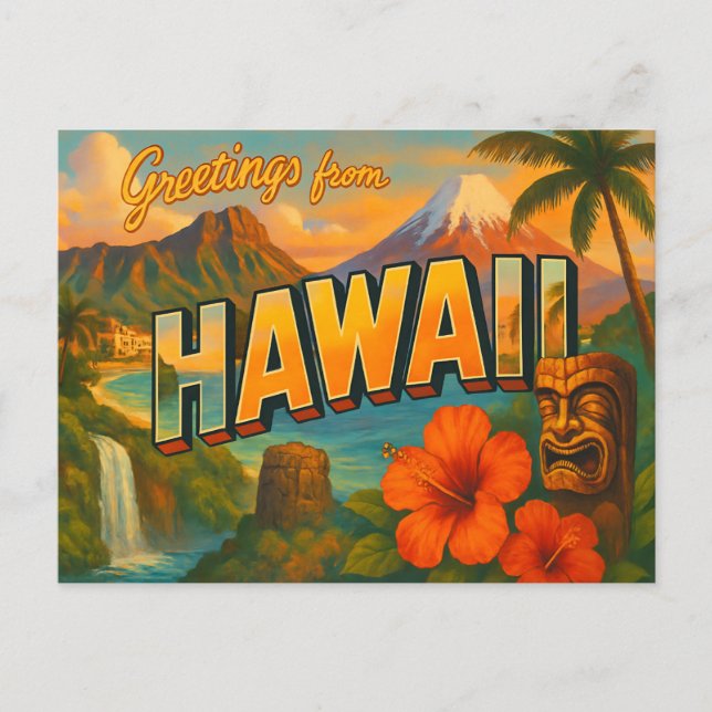 HAWAII Postkarte (Vorderseite)