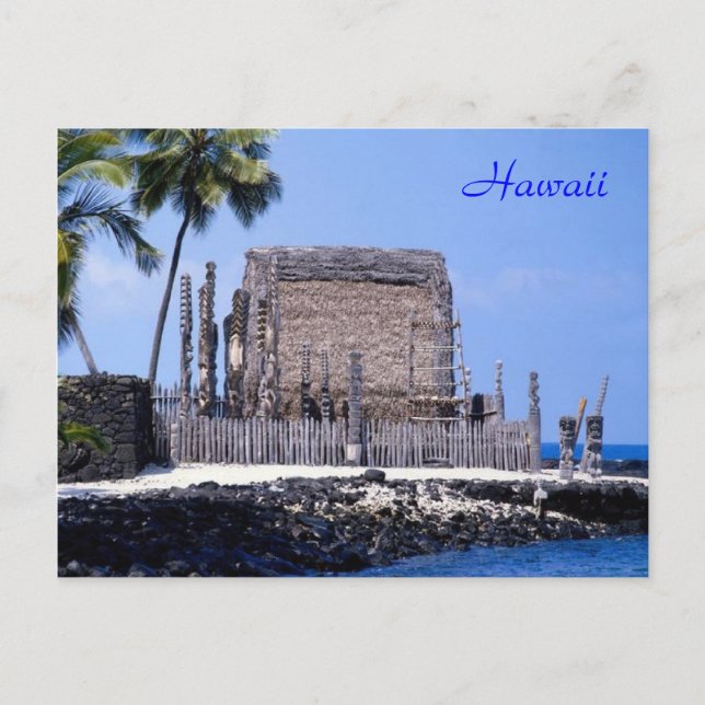 Hawaii Postkarte (Vorderseite)