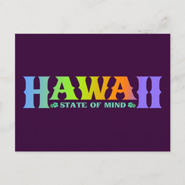 Hawaii Postkarte (Vorderseite)