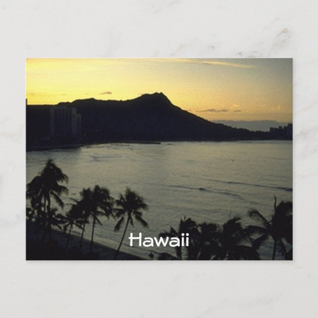 Hawaii Postkarte (Vorderseite)