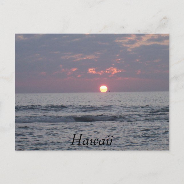 Hawaii Postkarte (Vorderseite)
