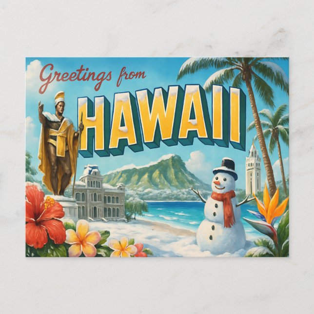 HAWAII Postkarte (Vorderseite)