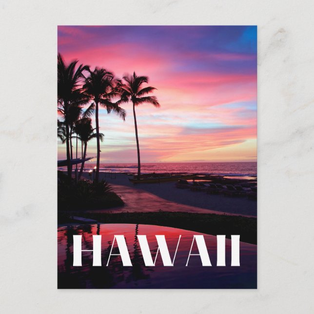 Hawaii Postkarte (Vorderseite)