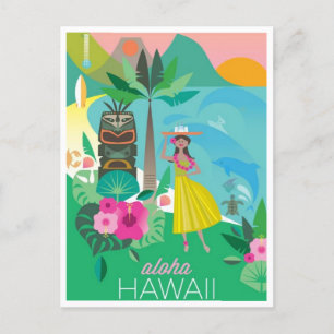 Hawaii-Postkarte Postkarte