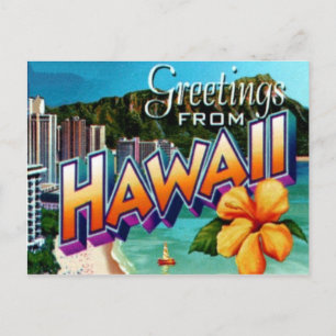 Hawaii-Postkarte Postkarte