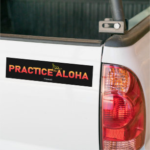 Hawaii Praxis Aloha Lava Shaka (Hang locker) Autoaufkleber