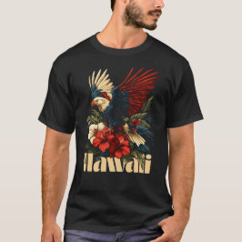 Hawaii Pride Eagle Design T-Shirt