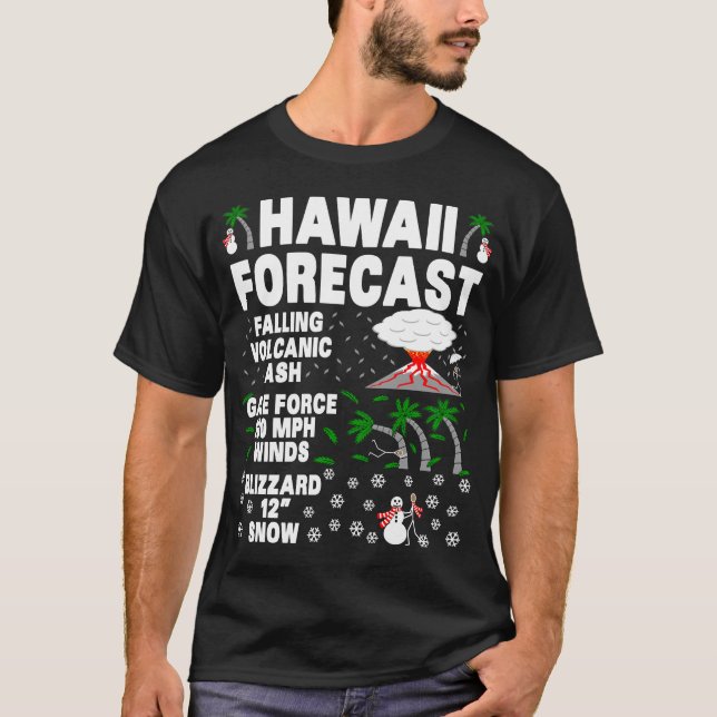 HAWAII-Prognose T-Shirt (Vorderseite)