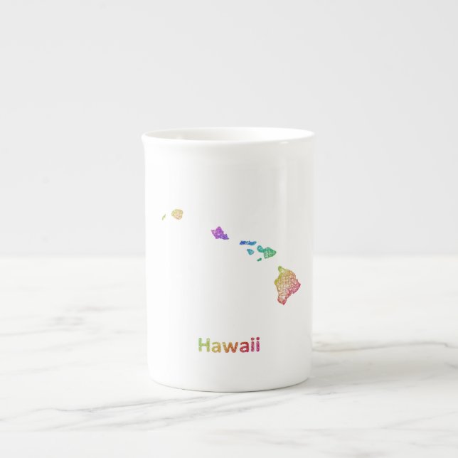 Hawaii Prozellantasse (Vorderseite)