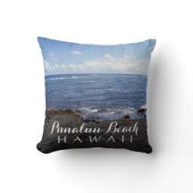 Hawaii Punalu'u Beach Scene