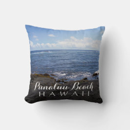 Hawaii Punalu'u Beach Scene Kissen