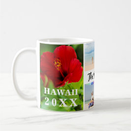 Hawaii Red Hibiskus 4 Foto Familienname Trip Kaffeetasse