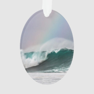 Hawaii-Regenbogen bewegt ovale Ornament