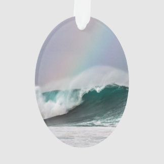 Hawaii-Regenbogen bewegt ovale Ornament