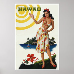 Hawaii-Reiseplakat Poster