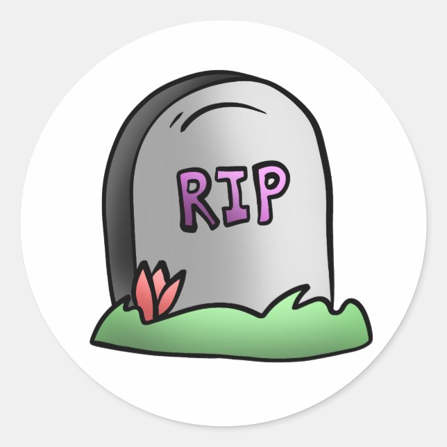 Hawaii-RIP Runder Aufkleber (Vorderseite)