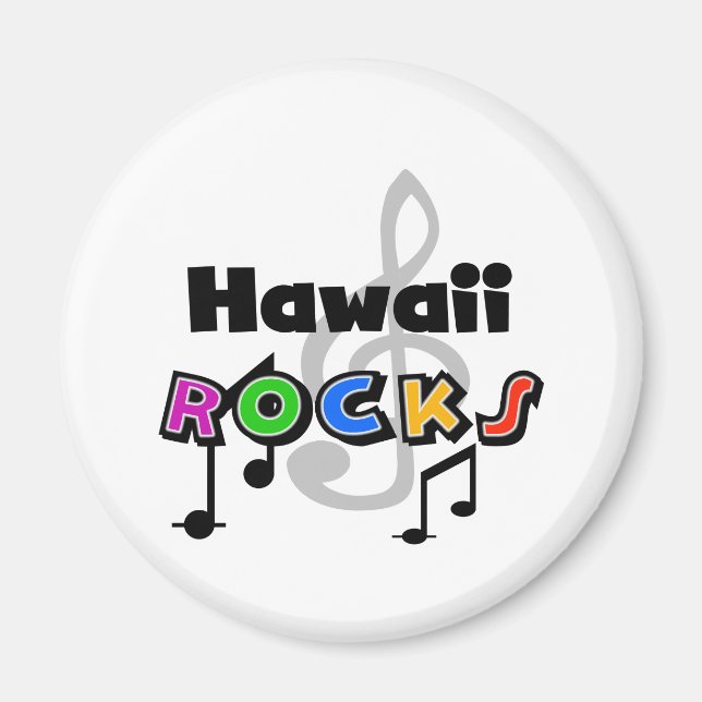 Hawaii Rocks Magnet (Vorne)