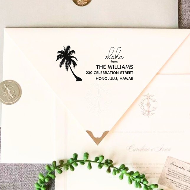 Hawaii Rücksendeadresse Briefmarke Permastempel (Von Creator hochgeladen)