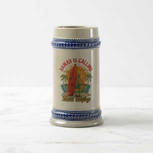 Hawaii ruft Maui Surfen Insel Vibes Bierglas