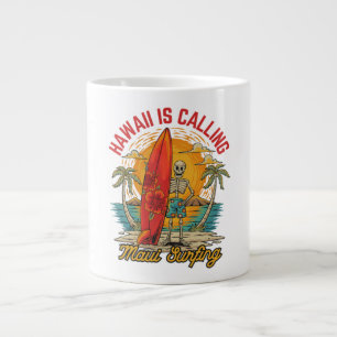 Hawaii ruft Maui Surfen Insel Vibes Jumbo-Tasse
