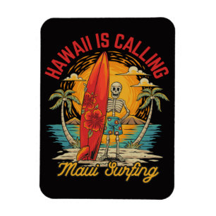 Hawaii ruft Maui Surfen Insel Vibes Magnet