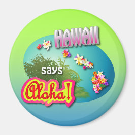 Hawaii sagt Aloha! Magnet