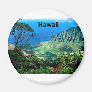 Hawaii saust Kalalau Tal Kauai (St.K.) Magnet