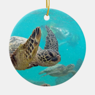 Hawaii-Schildkröten Keramik Ornament