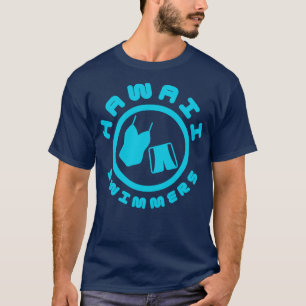 Hawaii Schwimmer Hellblaues T-Shirt