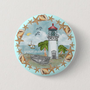 Hawaii Shells Leuchtturm Pin-Button Button