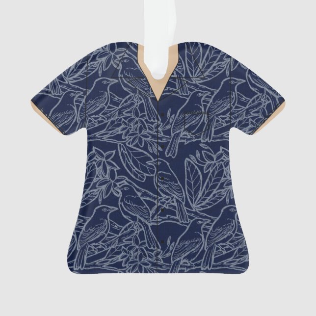 Hawaii-Shirt-Acrylblickfang Ornament (Vorderseite)