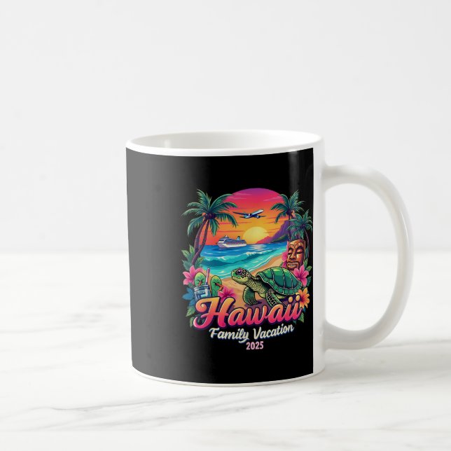 Hawaii Sommer Matching Trip Vacation 2025 V Kaffeetasse (Rechts)