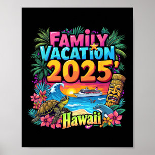 Hawaii Sommermatching Trip Family Vacation 2025 V Poster