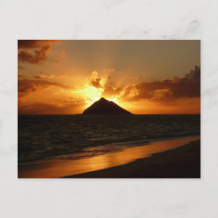 Hawaii-Sonnenaufgang Postkarte