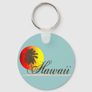 Hawaii-Sonnenuntergang-Andenken Schlüsselanhänger