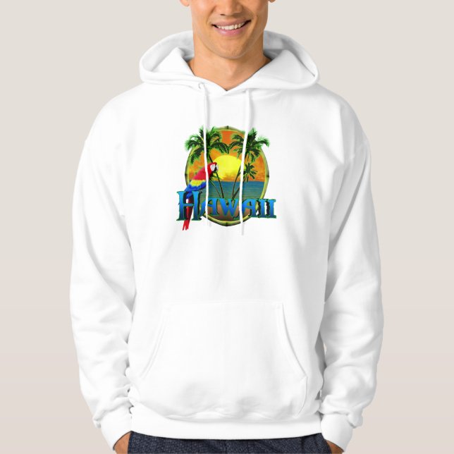 Hawaii-Sonnenuntergang Hoodie (Vorderseite)